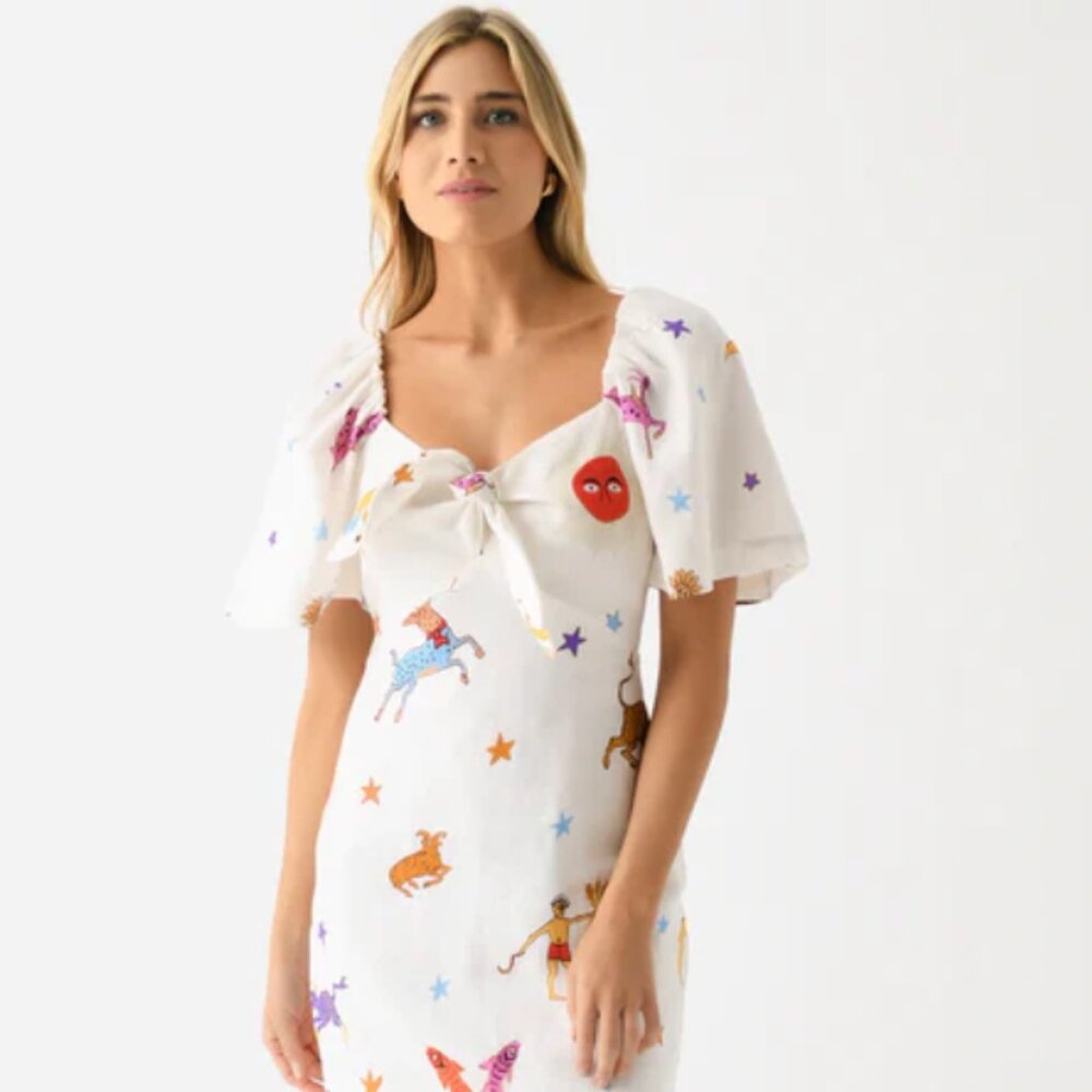 RHODE Pablo Dress White Zodiac Grande
